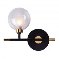 ARANDELA MANHATTAN 1 LAMP. PRETO DR STARTEC