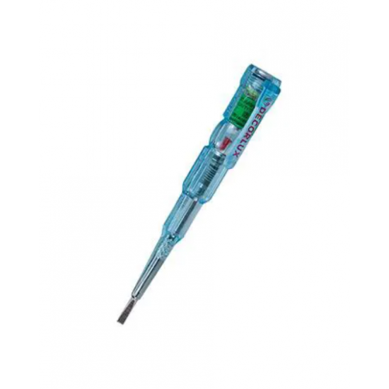 Chave Teste de Continuidade e Tensão, Azul 140mm DECORLUX Chave Teste de Continuidade e Tensão, Azul 140mm DECORLUX