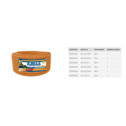 ELETRODUTO CORRUGADO REFORCADO DN 20mm (1/2“) X 10mt ROLO PLASTILIT
