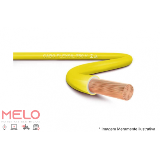 CABO FLEXSIL 750 V 1,50 AMARELO SIL - EMB. 100MT CABO FLEXSIL 750 V 1,50 AMARELO SIL - EMB. 100MT