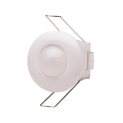 Sensor de Presenca Teto Embutir 6m, 100-240V, Branco DECORLUX