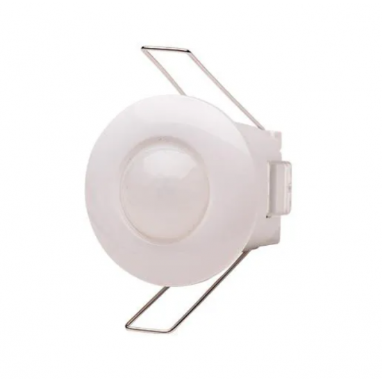 Sensor de Presenca Teto Embutir 6m, 100-240V, Branco DECORLUX